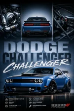 تابلو Dodge Challenger - تصویر 4