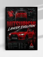 فوم برد Mitsubishi Lancer Evolution - تصویر 2