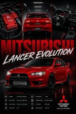 فوم برد Mitsubishi Lancer Evolution - تصویر 4