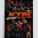 فوم برد KTM MotoGP Red bull team