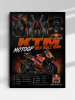 فوم برد KTM MotoGP Red bull team - تصویر 2