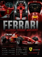 فوم برد Scuderia Ferrari Marlboro - تصویر 4