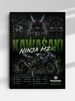 فوم برد Kawasaki Ninja H2R - تصویر 2